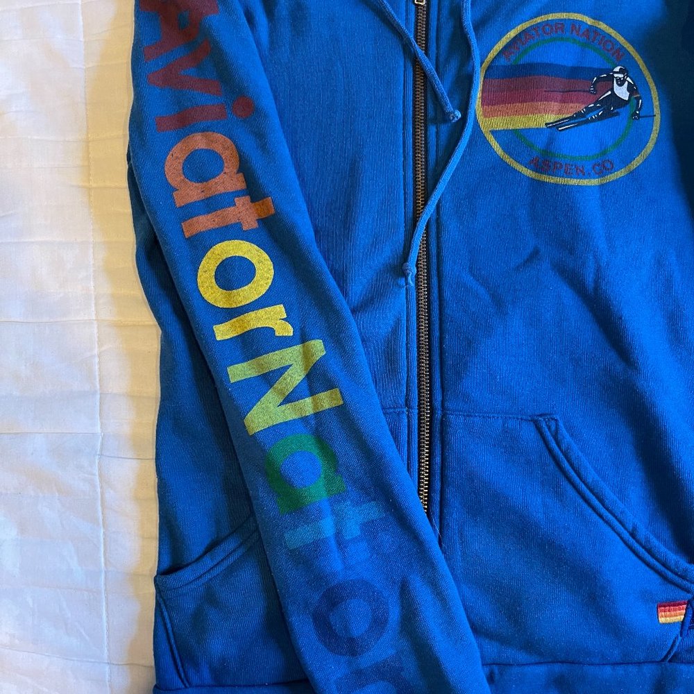 Aviator Nation Women's Zip Up Hoodie